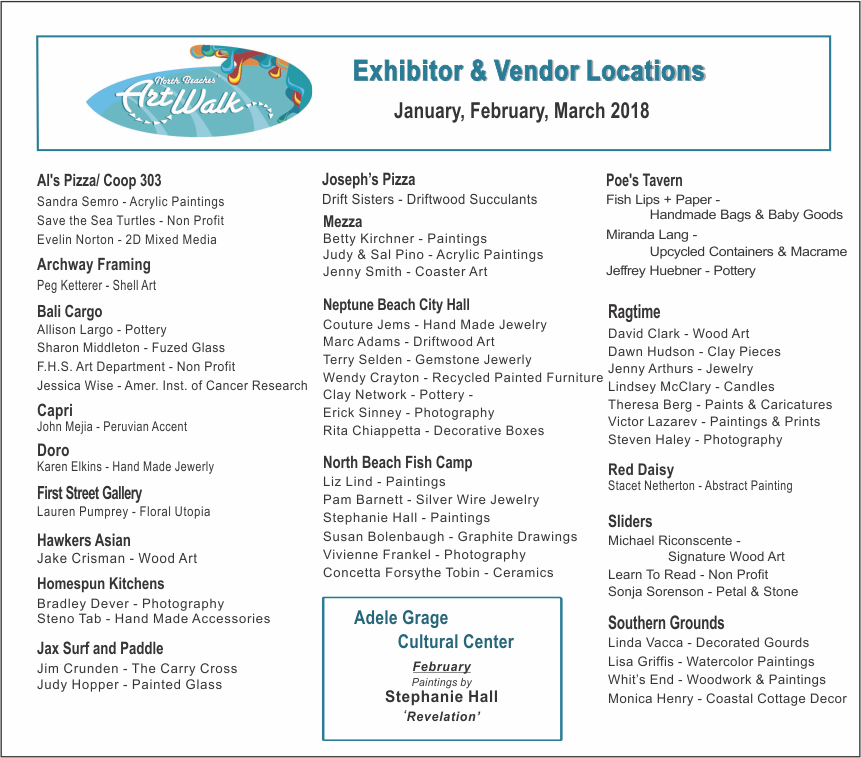 Vendor List Q1 18